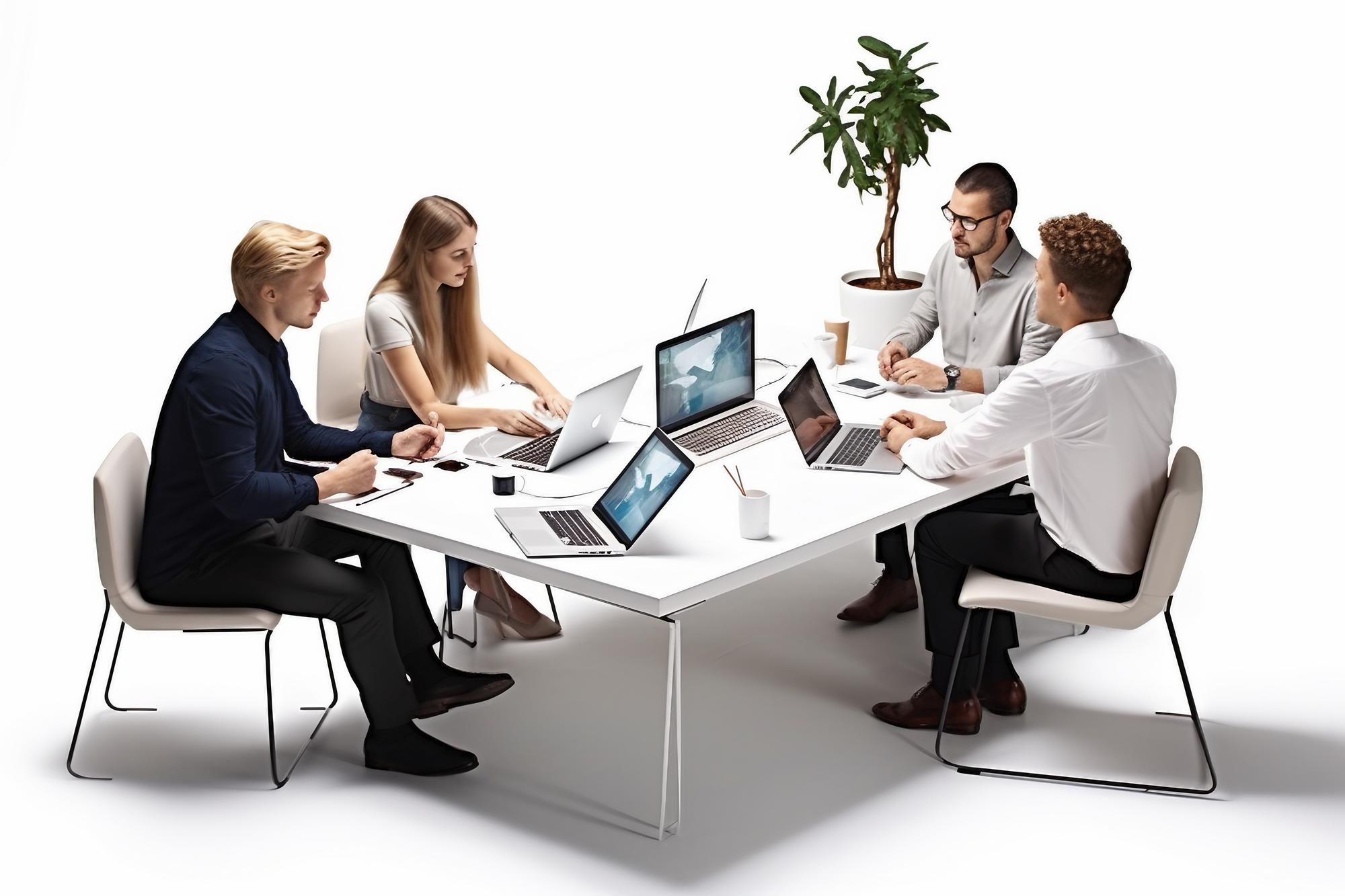 Consulting team in modern office